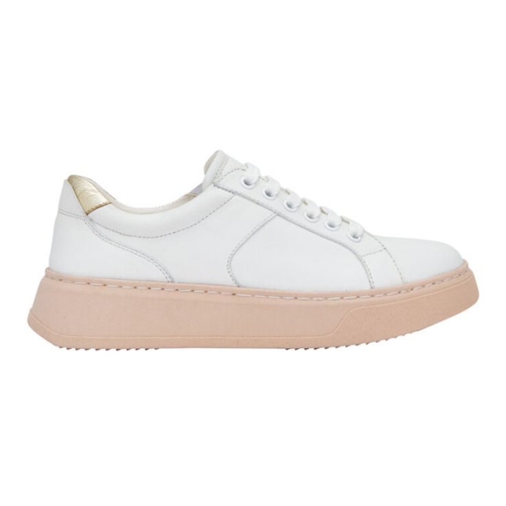 BROOKLYN LACES LEATH W WH/PI36