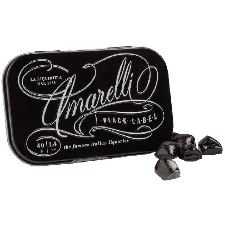 LIQUIRIZIA S/GL BLACK LABEL 40GR