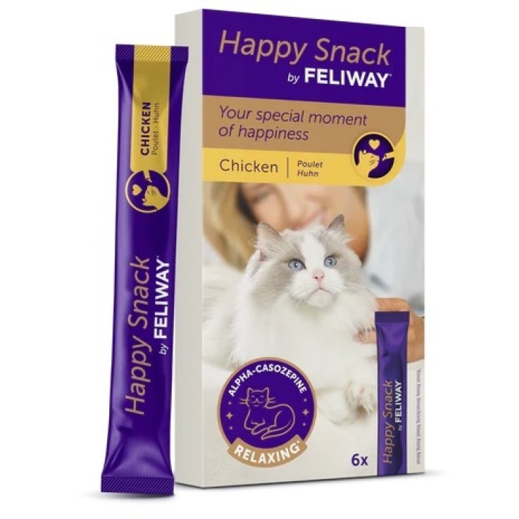 V FELIWAY HAPPY SNACK POLLO 6STK