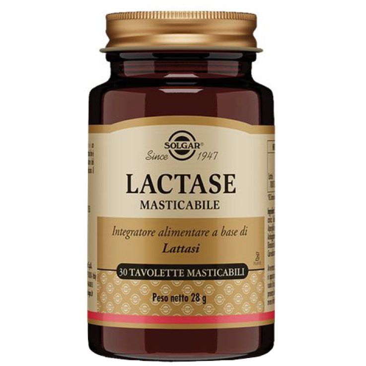 SOLGAR LACTASE 30TAV MASTIC.(DIG