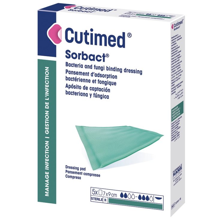 CUTIMED SORBACT PAD 7X9CM 5PZ