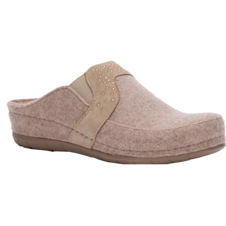 DUNDEE WOOL + SUEDE W BEIGE 36