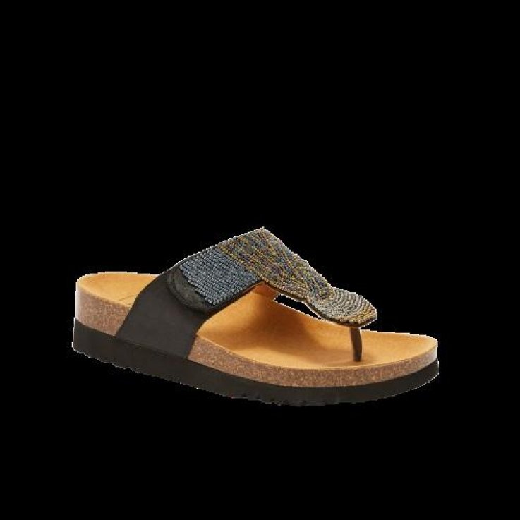 TANISHA TEXSAT W BLACK/MULTI36