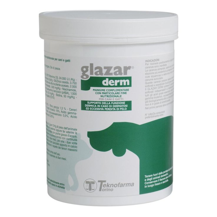 V GLAZAR DERM POLV.500GR DOG/CAT