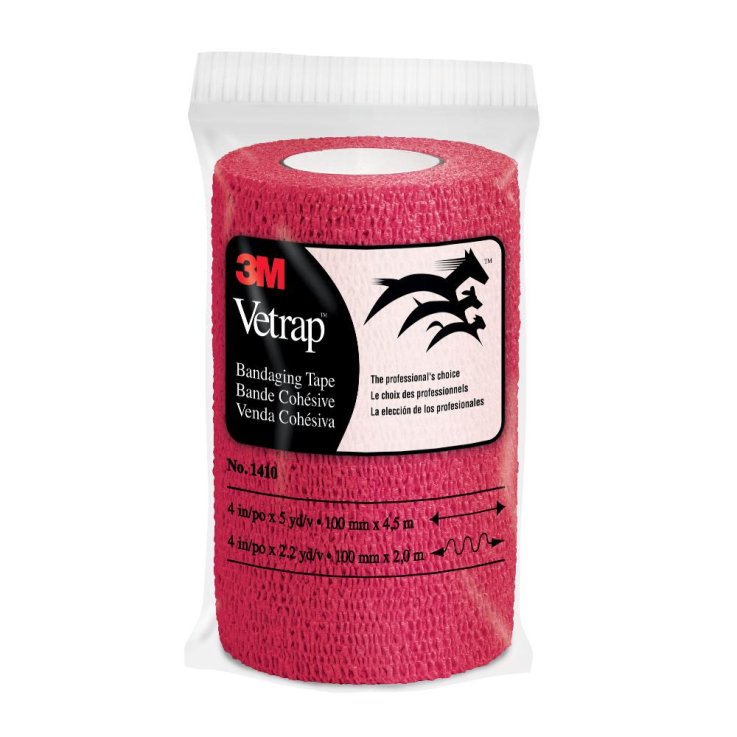 V VETRAP FASCIA EL 10CM ROSSA CO
