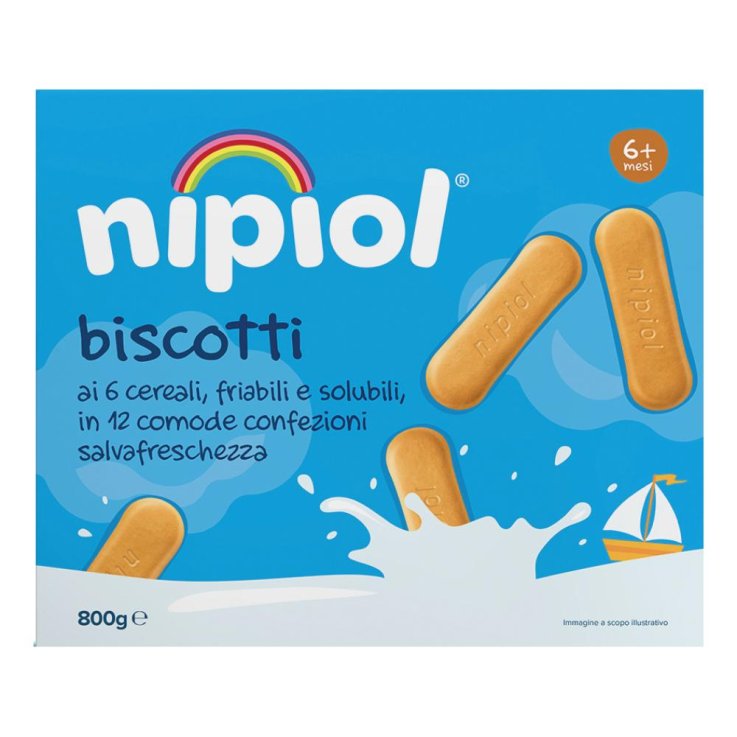 NIPIOL BISCOTTINI 6 CEREALI 8000