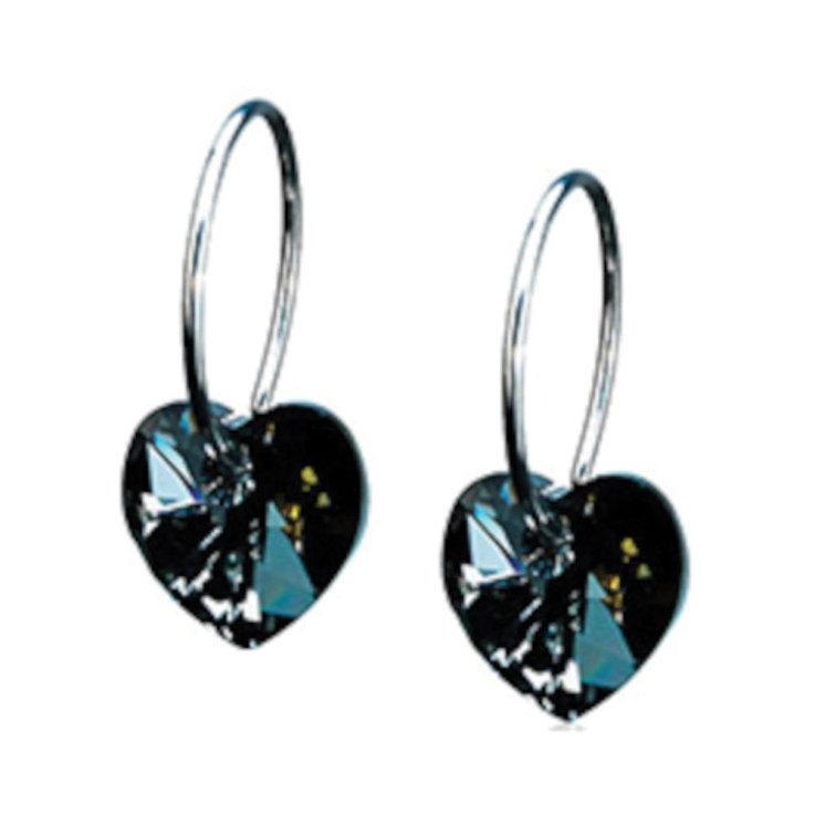 CJ NT RING 14MM HEART 10MM BLA