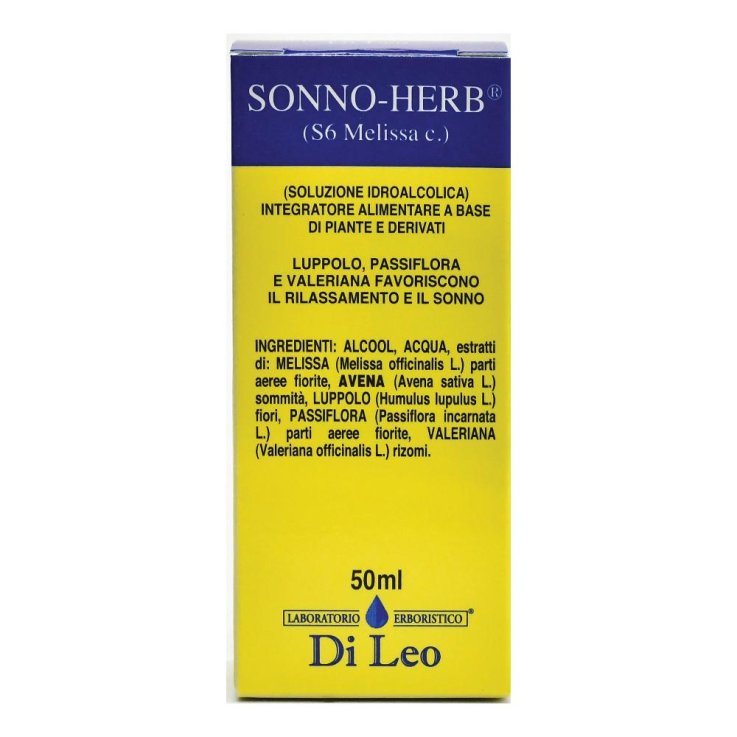 SONNO HERB S6 MELISSA 50ML DI LE