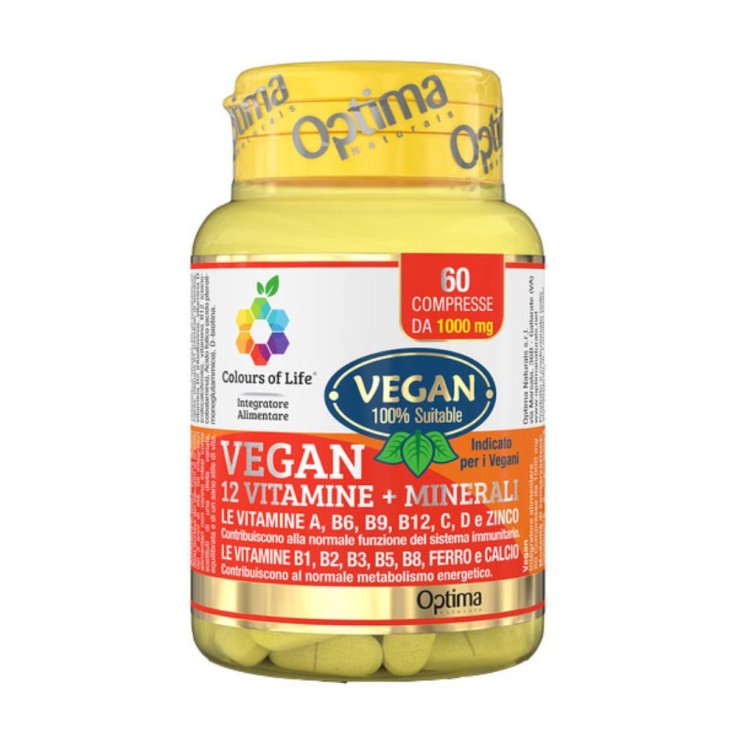 VEGAN 12 VIT+MIN 60CPR OPTIMA NA