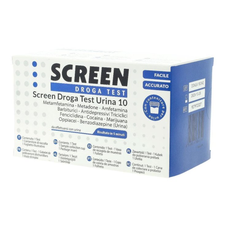 SCREEN DROGA TEST URINA 10DROG