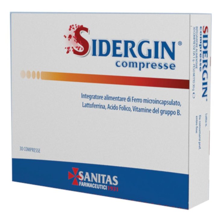 SIDERGIN 30CPR (FER/LATTOF/AC FO