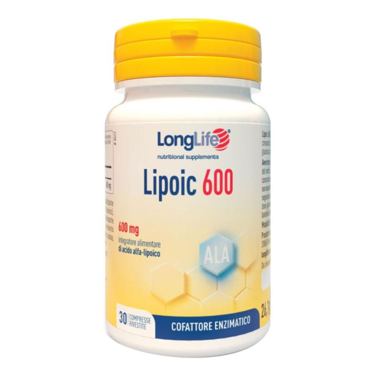 LONGLIFE LIPOIC 600 30CPR