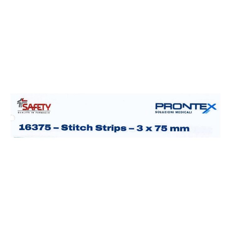 PRONTEX STITCH STRIPS 3X75 10P