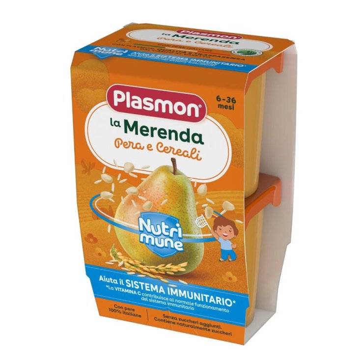 OMOG PLASMON PERA/CEREALI 2X120G