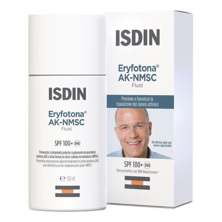 Isdin Eryfotona AK-NMSC Fluid SPF100+ Protezione Solare e Riparazione Attinica 50 ml