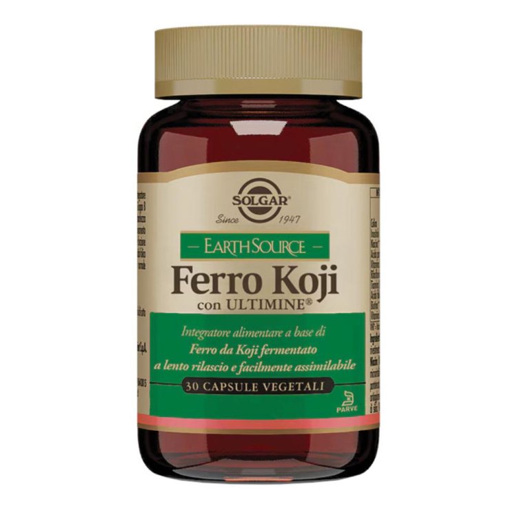 Solgar Ferro Koji Ultimine Integratore Ferro Energia e Difese 30 Capsule
