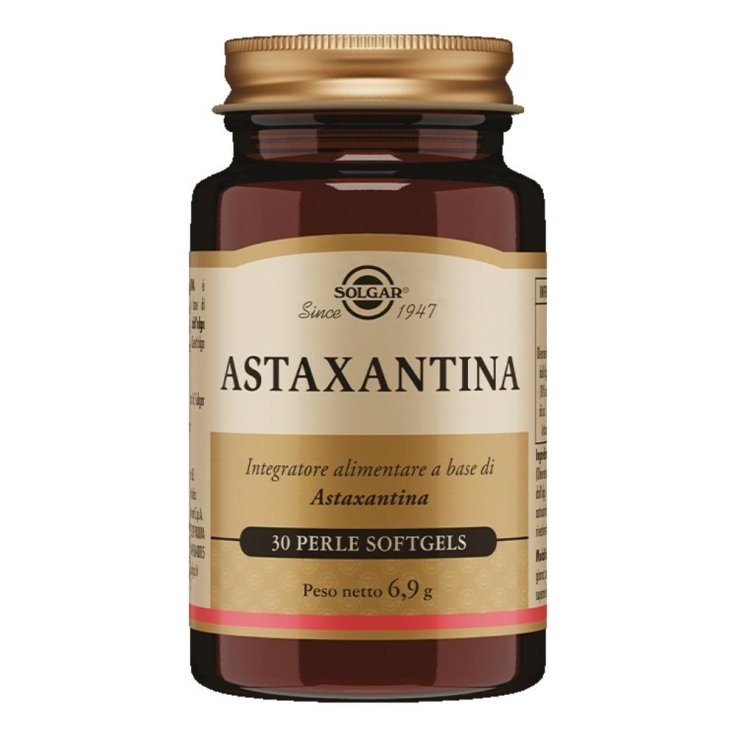 Solgar Astaxantina 5 mg Integratore Antiossidante Naturale 30 Perle Softgel