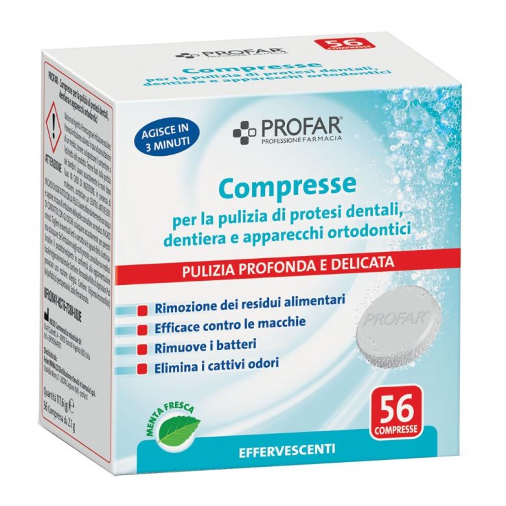 PROFAR COMPRESSE PULIZIA 56PZ