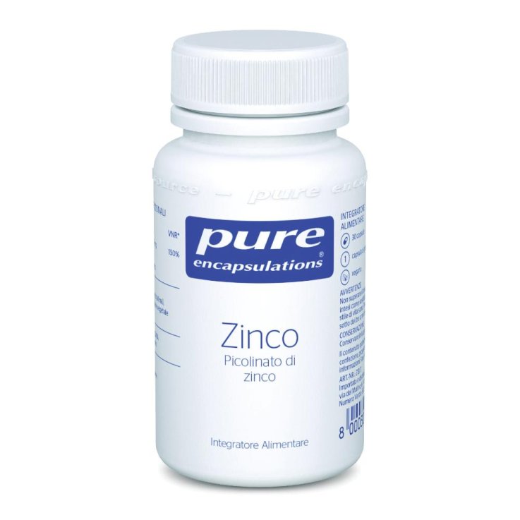 PURE ENCAPSUL ZINCO 25MG 30CPS S