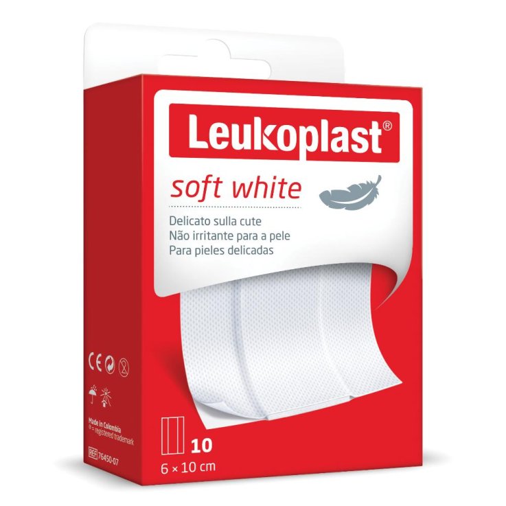 LEUKOPLAST SOFT WHITE 6CMX1MT ST