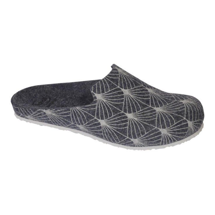 LAYE PRINTED FELT BIS NAVY B36
