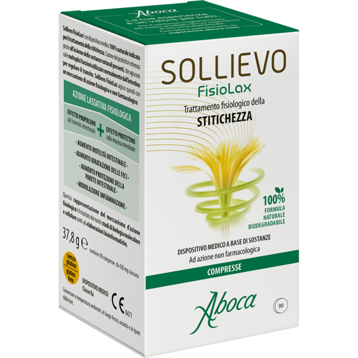 ABOCA SOLLIEVO FISIOLAX 90 COMPRESSE – TRATTAMENTO NATURALE PER LA STITICHEZZA E LA REGOLARITÀ INTESTINALE ABOCA SOLLIEVO FISIOLAX 90 COMPRESSE – TRATTAMENTO NATURALE PER LA STITICHEZZA E LA REGOLARITÀ INTESTINALE