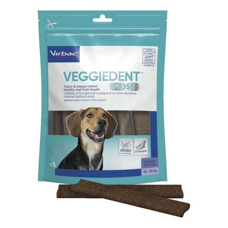 V VEGGIEDENT FR3SH M 15STICK 10-