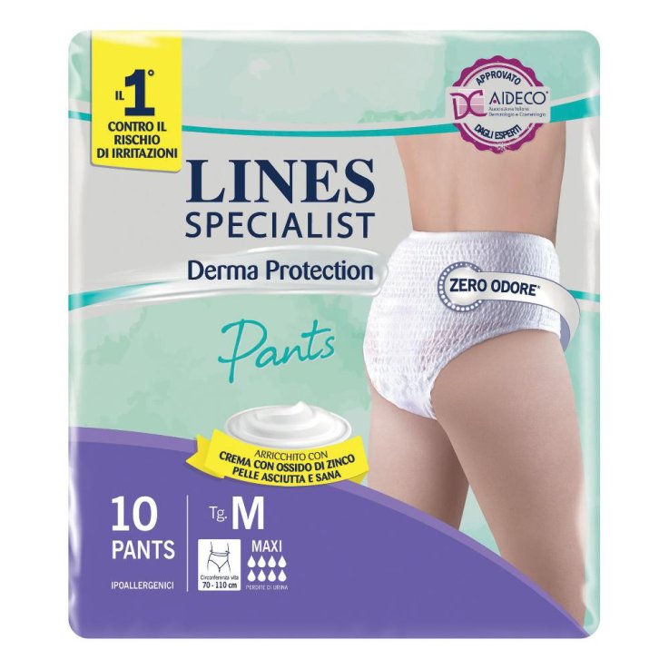 LINES SP DERM PANTS MAXI M 10P