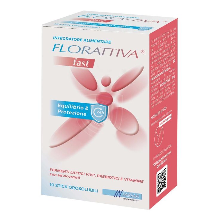 FLORATTIVA FAST 10STICK OROSOL.