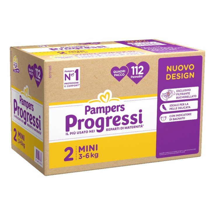 PAMPERS PROG.2 MINI 3-6KG 112PZ(