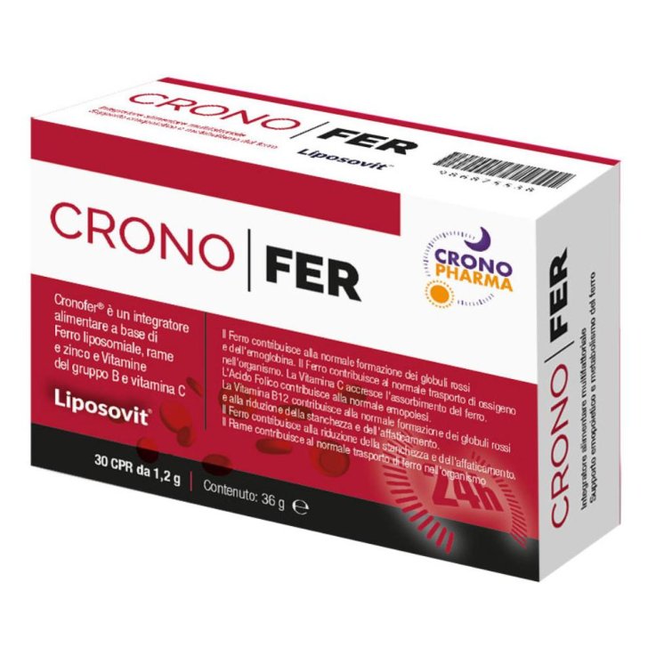 CRONOFER 30CPR(FERRO/VIT.C)