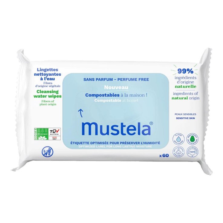 MUSTELA SALVIETTE ACQUA S/PROF