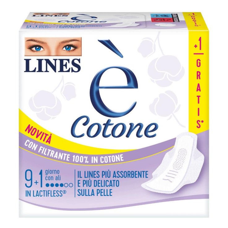 LINES E  COTONE ALI 9+1PZ